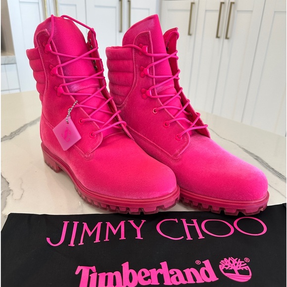 Timberland Men's Jimmy Choo x 6-Inch Puffer Boots - Picture 2 of 9